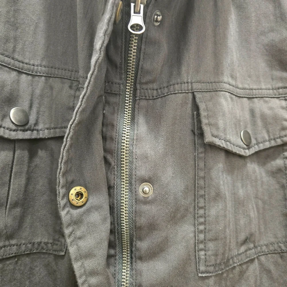 Dark Gray Denim Jacket - Picture 4 of 5